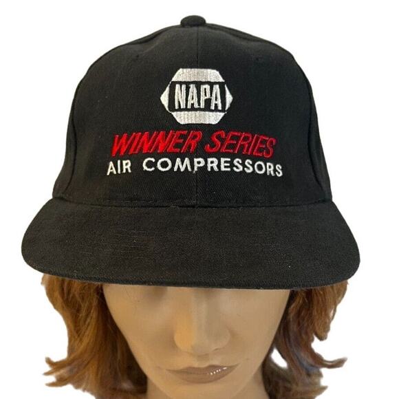 Vintage Sportsman Baseball Cap NAPA Winner Series Air Compressors Strapback - Picture 1 of 6